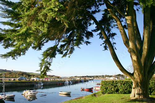 penpol creek, hayle, cornwall, uk. photo