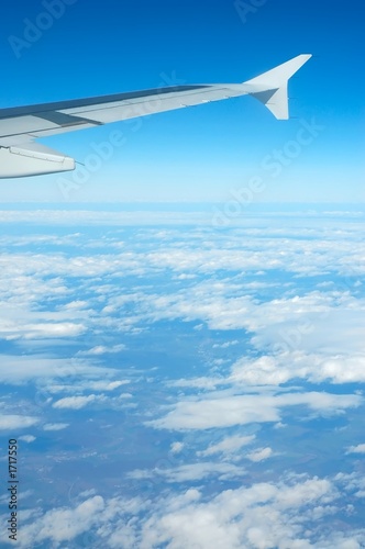 airplane view - blue sky