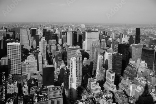 Obraz na płótnie vue sur les tours de manhattan w salonie