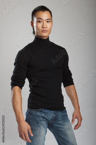 young asian male model
