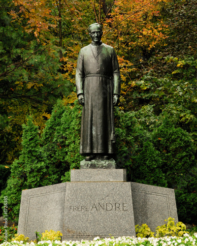 Canvastavla statue of brother andre (1462)
