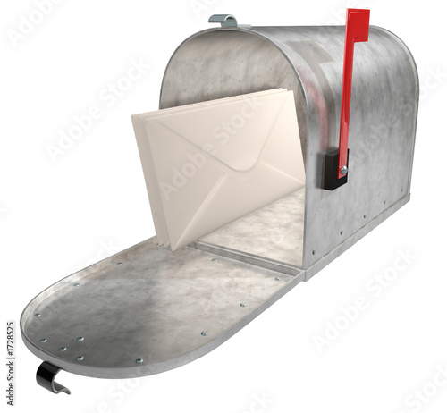 metal mailbox