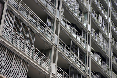 balconies on a residential building