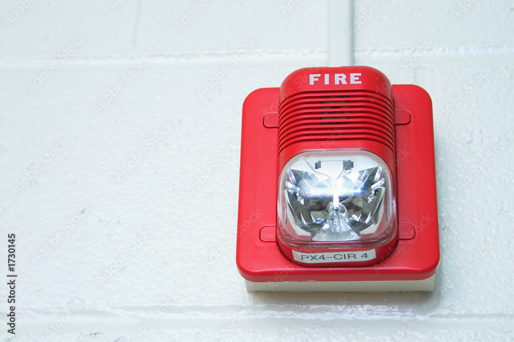 Konstfotografi fire alarm