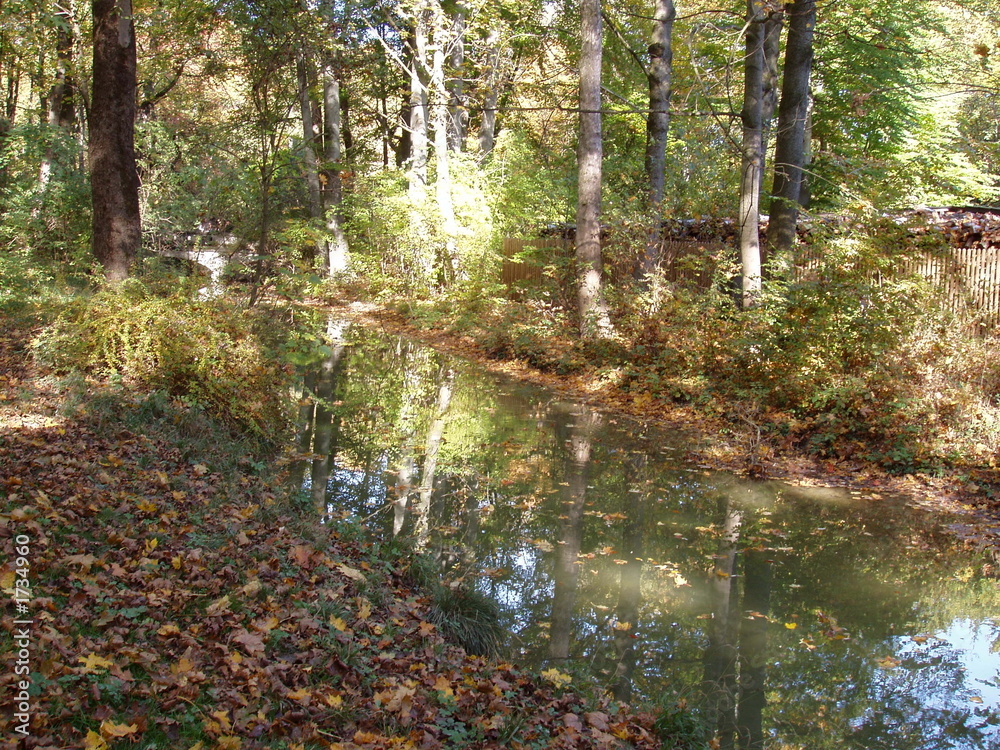 Obraz premium autumn in munich, herbst in münchen