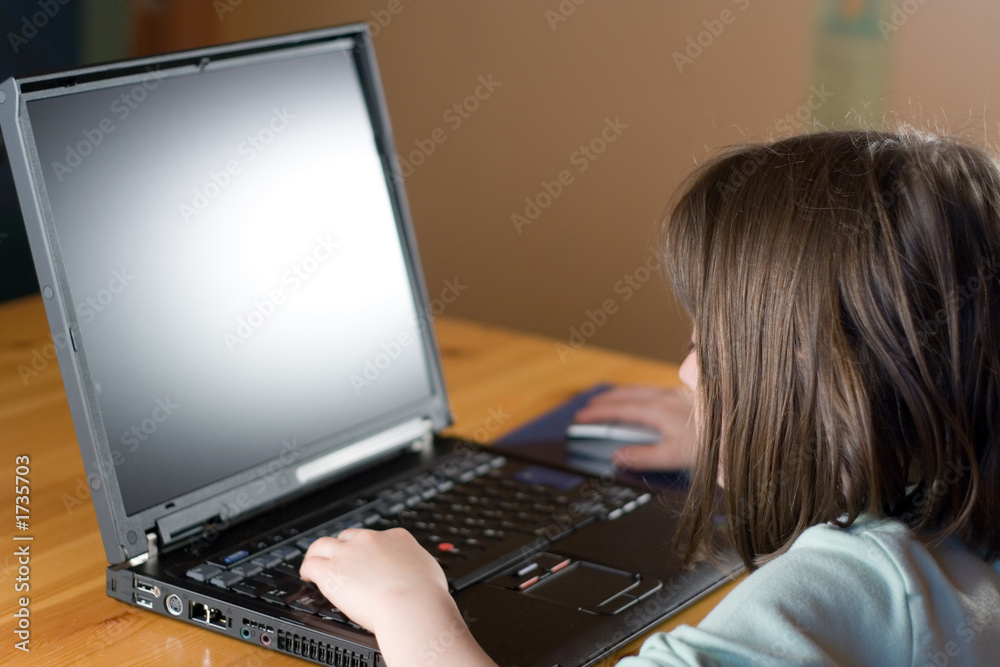 kid using the internet kid using the internet