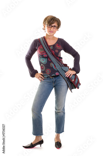 Obraz na plátně yuppie girl standing 1