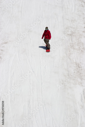 solo summer snowbarder photo