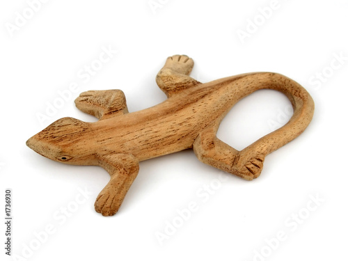 wooden gecko