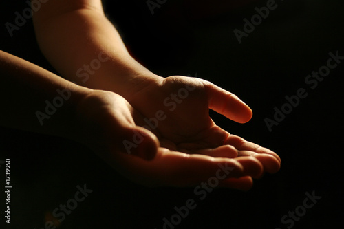 worshiping hands