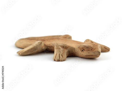 wooden gecko