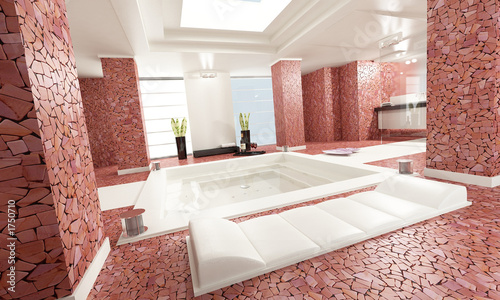 Fotografie bathroom luxe marble red lux