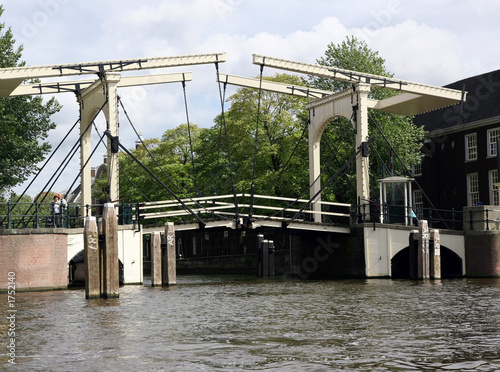 old bridge in amsterdam