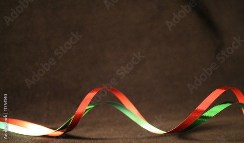 ribbons on black photo