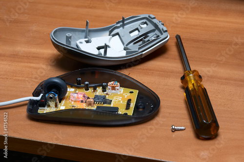 repair of the computer mouse.