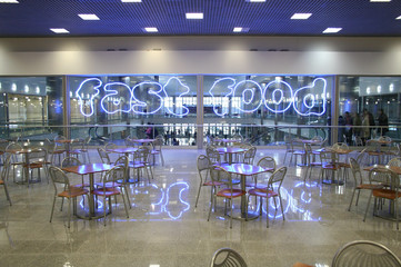 fast food interior