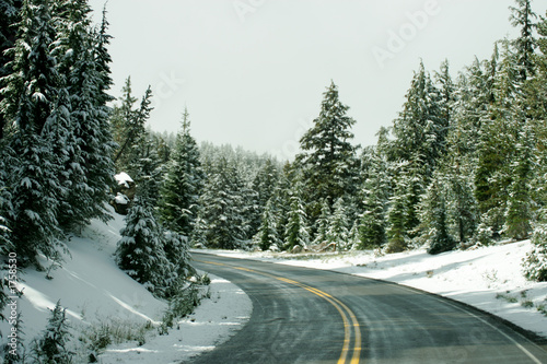 snow road