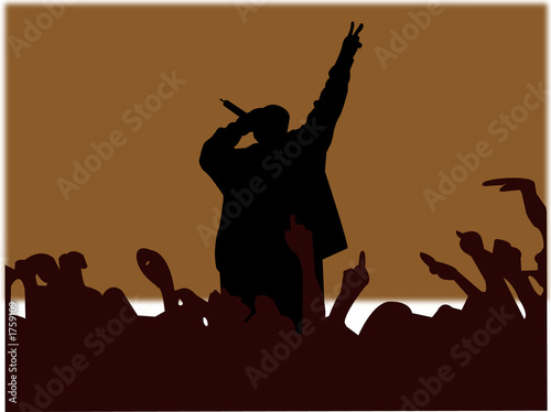 rap music illustration