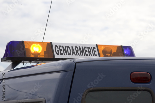 gyrophare - gendarmerie photo