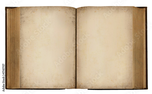 blank vintage book