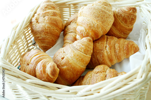 croissant in basket