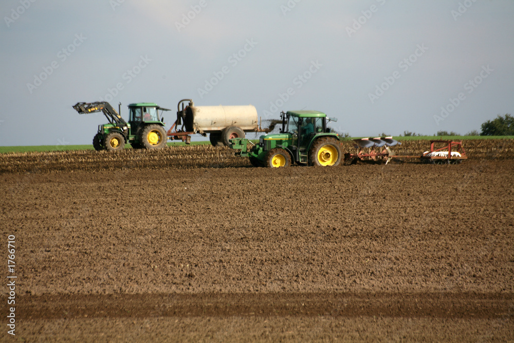 Obraz premium feldbearbeitung