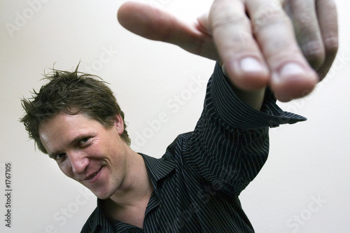 excited young man photo