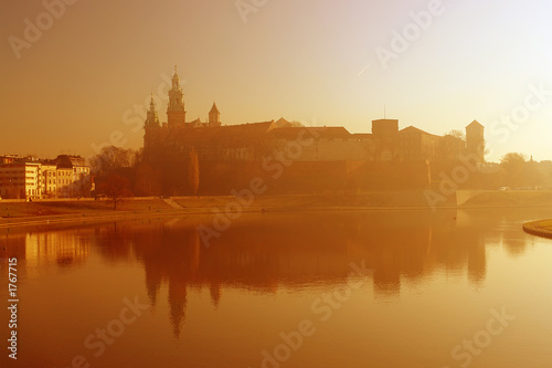 wawel castle during sunrise #1767715