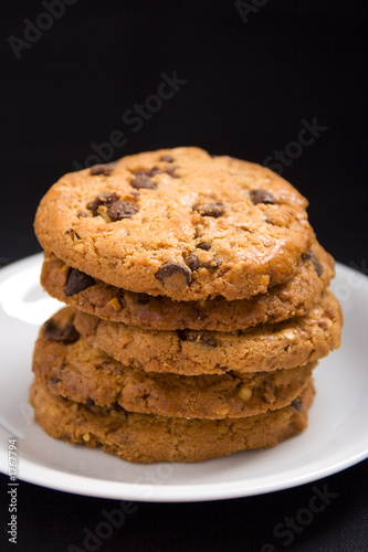 hazelnut and chocolate cookies