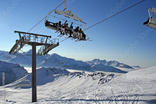 en arrivant au ciel