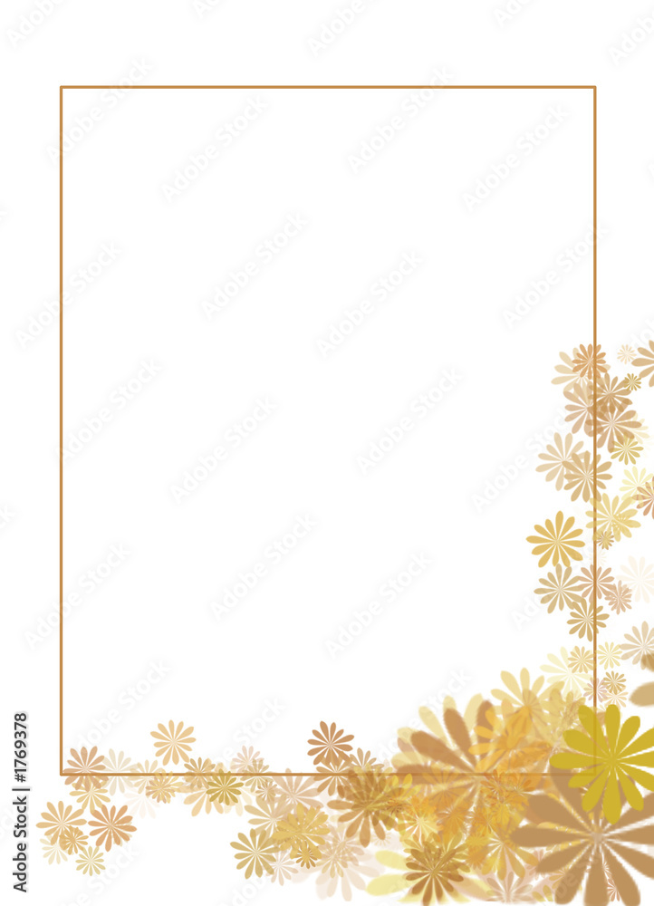 Obraz premium yellow flower_frame