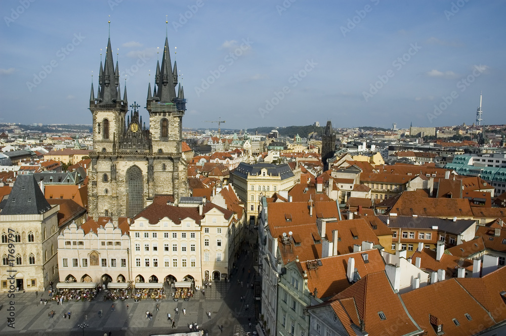 prague old town square prague old town square