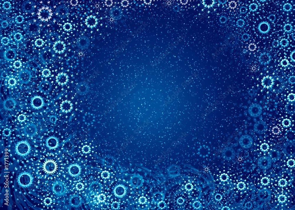 christmas blue magic frame christmas blue magic frame