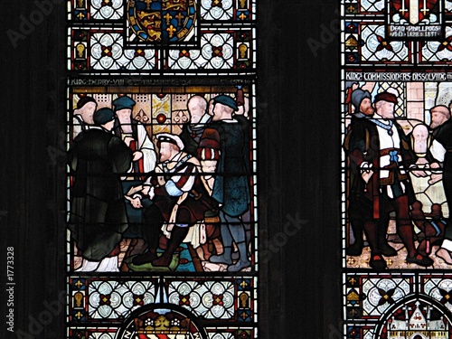 Wallpaper Mural close up of henry viii windows Torontodigital.ca