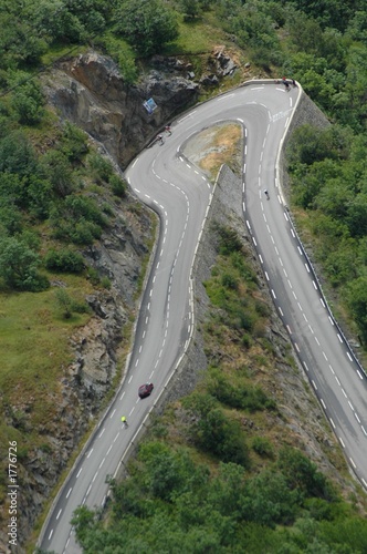 montée de l'alpe d'huez photo