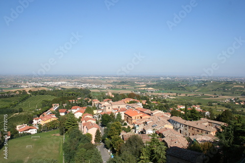 village scene - italy