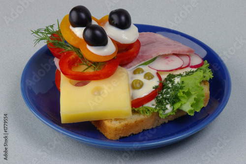 snack on a plate