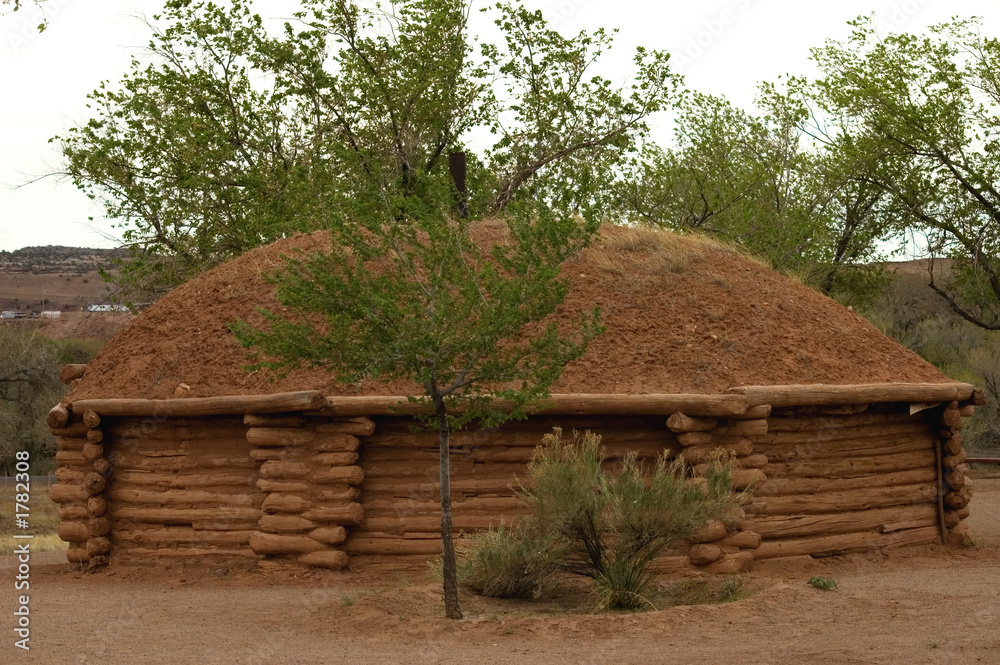 Navajo shelter, Arizona Canyon of Chelley