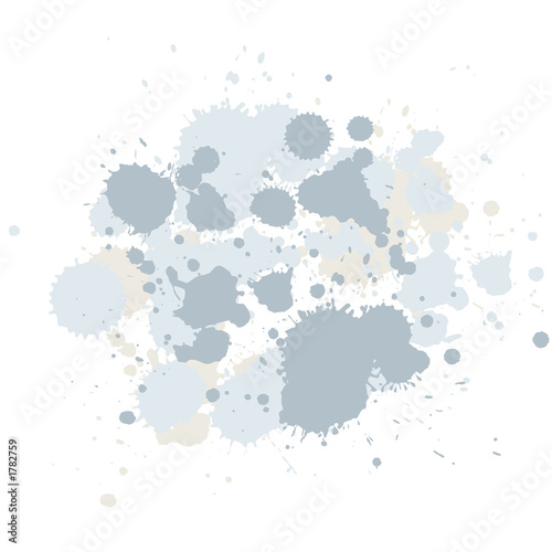 abstract composition of brush blots