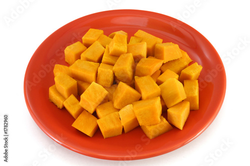vegetarian plate - pumpkin bites