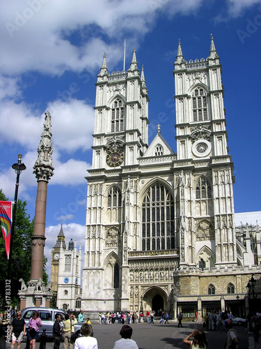 Canvas Print westminster abbey in london