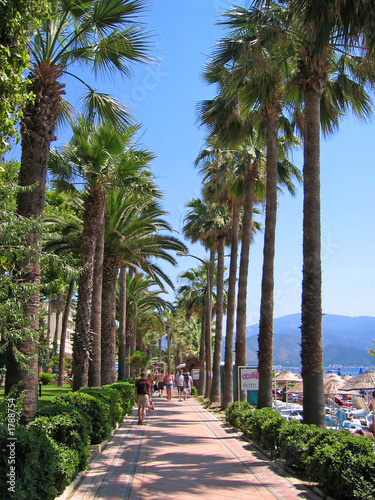 Foto seaside alley