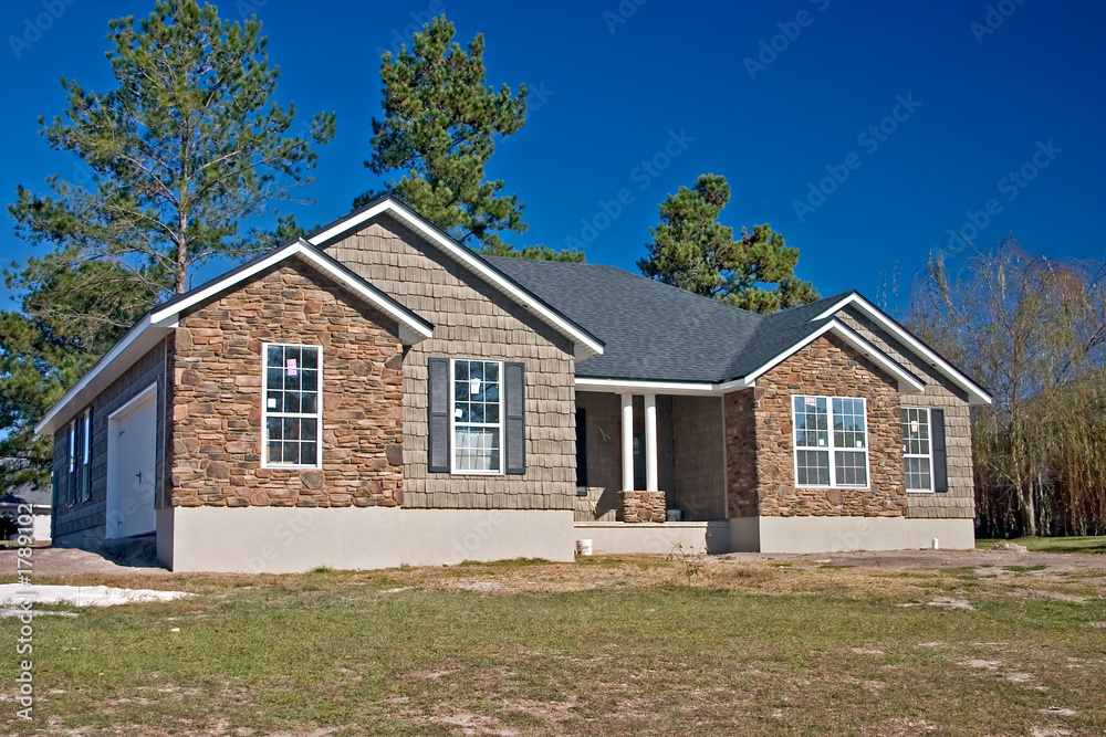 new house stone and shake exterior new house stone and shake exterior