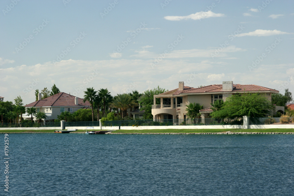 Obraz premium waterfront homes