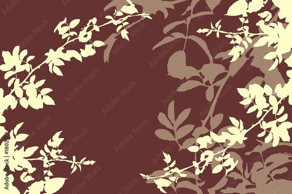 Fototapeta premium brown leaves wallpaper