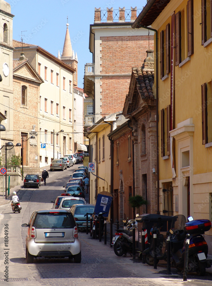 old town street scene