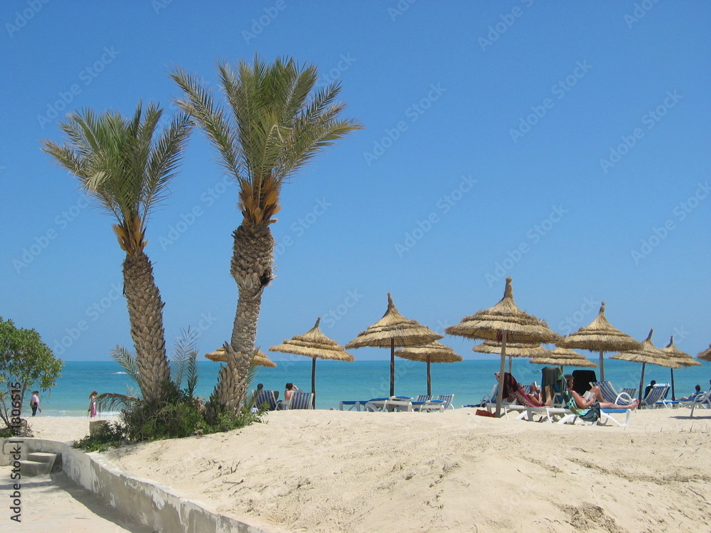 Obraz premium plage bleue