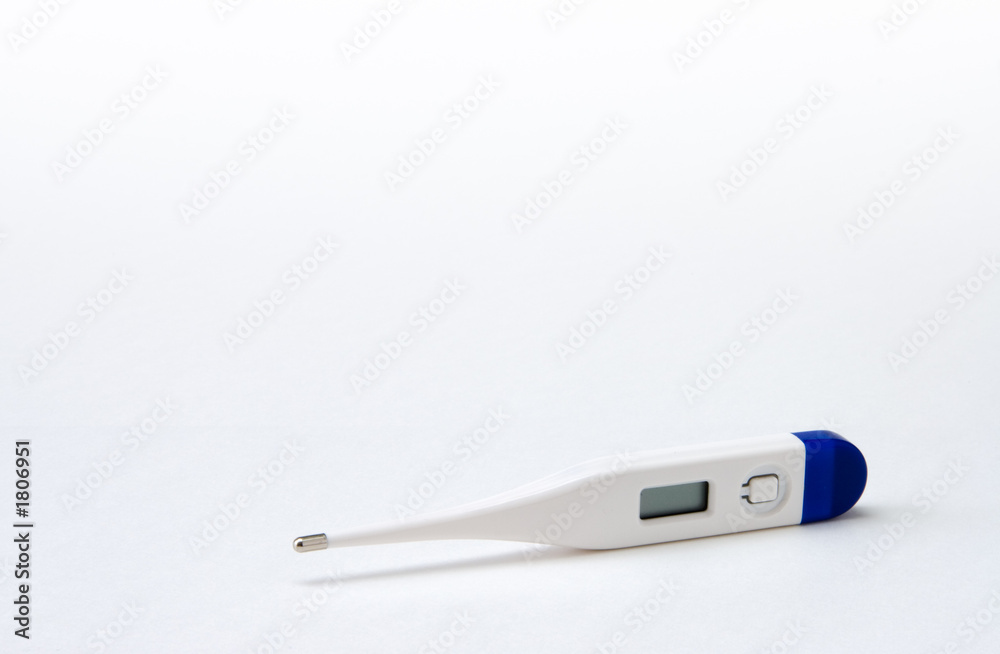 digital thermometer.