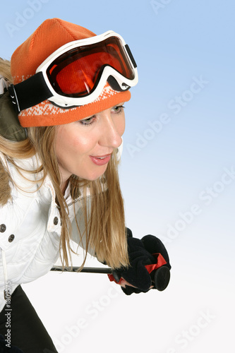 downhill skier photo