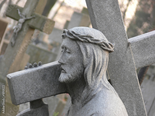 jesus with the cross photo